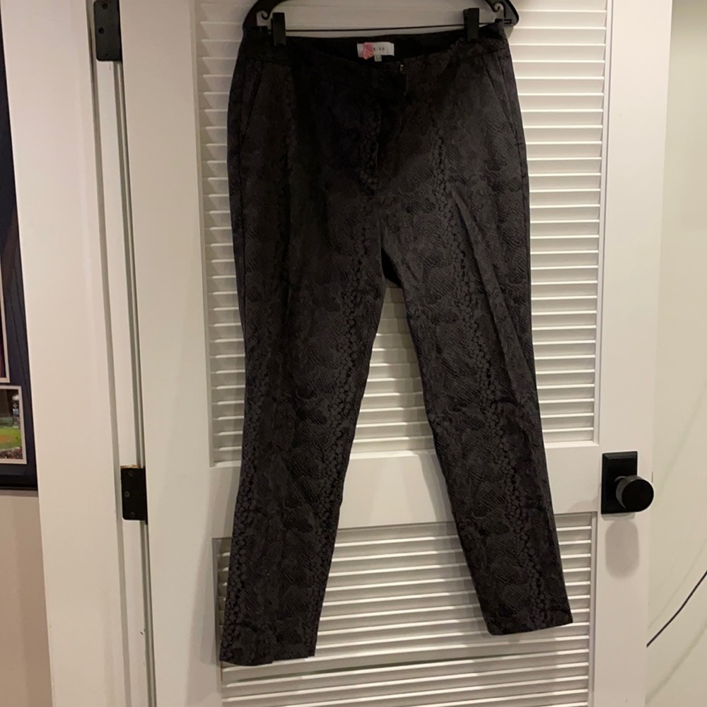 Snake skin pattern pants